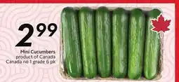 Sobeys Mini Cucumbers offer