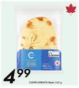 Sobeys COMPLIMENTS Naan offer