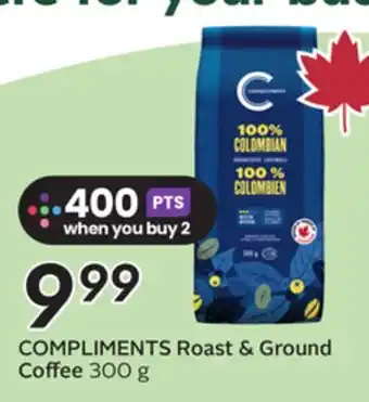 Sobeys COMPLIMENTS Roast & Ground Coffee offer