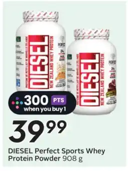Sobeys Perfect Sports Whey Protein Powder offer