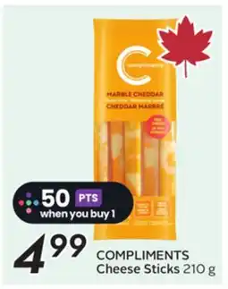 Sobeys COMPLIMENTS Cheese Sticks offer