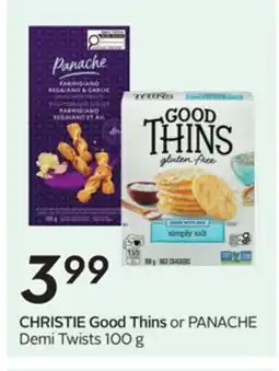 Sobeys CHRISTIE Good Thins or PANACHE Demi Twists offer