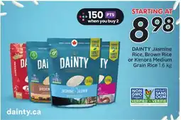 Sobeys Jasmine Rice, Brown Rice or Kimora Medium Grain Rice offer