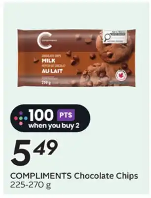 Sobeys COMPLIMENTS Chocolate Chips offer