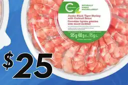 Sobeys COMPLIMENTS Cooked Shrimp in Bag or Ring with Sauce offer