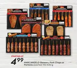 Sobeys Skewers, Pork Chops or Portions offer