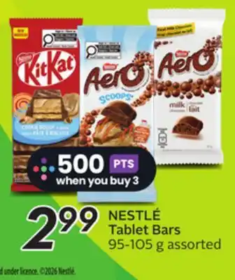 Sobeys Tablet Bars offer