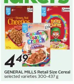 Sobeys Retail Size Cereal offer