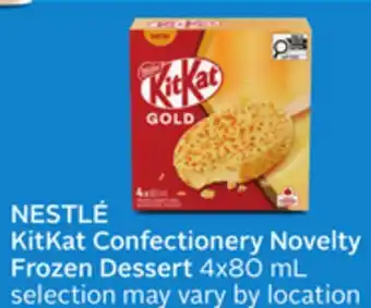 Sobeys KitKat Confectionery Novelty Frozen Dessert offer