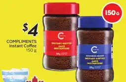 Sobeys COMPLIMENTS Instant Coffee offer