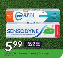 Sobeys or Pronamel Whitening Toothpaste offer