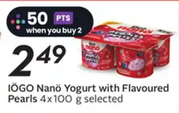 Sobeys IÖGO Nanö Yogurt with Flavoured Pearls offer