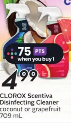 Sobeys CLOROX Scentiva Disinfecting Cleaner offer