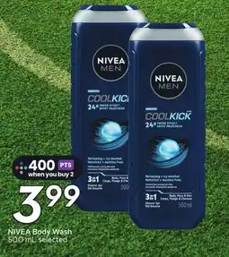 Sobeys NIVEA Body Wash offer