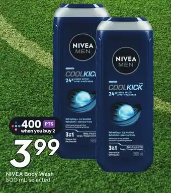 Sobeys NIVEA Body Wash offer