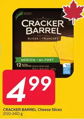 Sobeys CRACKER BARREL Cheese Slices offer
