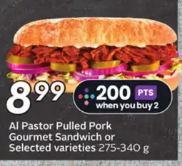Sobeys Al Pastor Pulled Pork Gourmet Sandwich or Selected varieties offer
