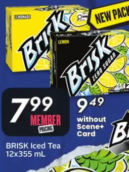 Sobeys BRISK Iced Tea offer
