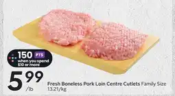 Sobeys Fresh Boneless Pork Loin Centre Cutlets offer