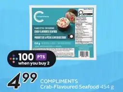 Sobeys COMPLIMENTS Crab-flavoured Seafood offer