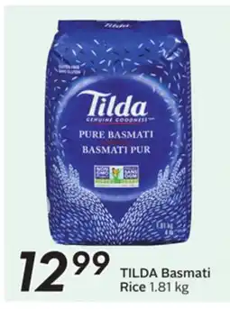 Sobeys Basmati Rice offer