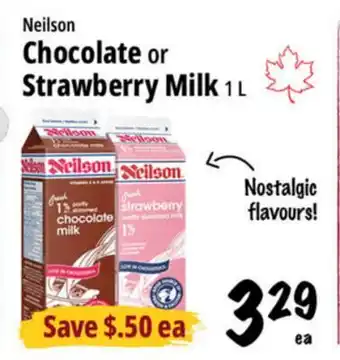 Farm Boy Neilson Chocolate or Strawberry Milk offer