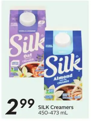 Sobeys SILK Creamers offer