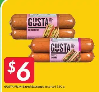 Sobeys Plant-Based Sausages offer