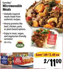 Farm Boy Farm Boy Microwavable Meals offer