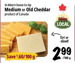 Farm Boy St-Albert Cheese Co-Op Medium or Old Cheddar offer