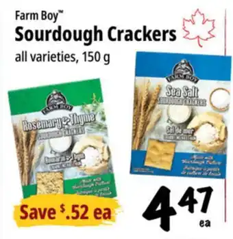 Farm Boy Farm Boy Sourdough Crackers offer