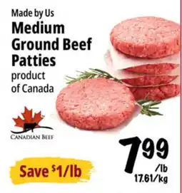 Farm Boy Made by Us Medium Ground Beef Patties offer