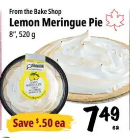 Farm Boy From the Bake Shop Lemon Meringue Pie offer