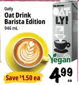 Farm Boy Oatly Oat Drink Barista Edition offer