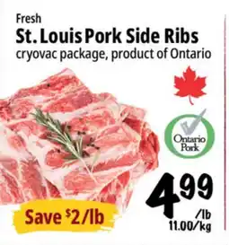 Farm Boy Fresh St. Louis Pork Side Ribs offer
