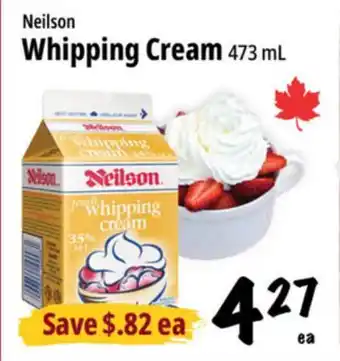 Farm Boy Neilson Whipping Cream offer