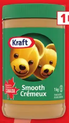 Metro KRAFT PEANUT BUTTER 725 G - 1 KG OR SMUCKERS JAM offer