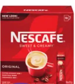 Metro NESCAFÉ GOLD OR SWEET & CREAMY INSTANT COFFEE offer
