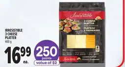 Metro IRRESISTIBLE 3 CHEESE PLATTER offer
