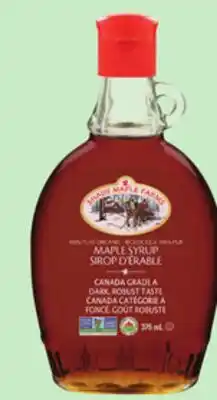 Metro SHADY MAPLE FARMS MAPLE SYRUP offer