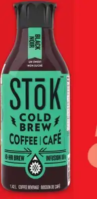 Metro STOK COLD BREW COFFEE offer