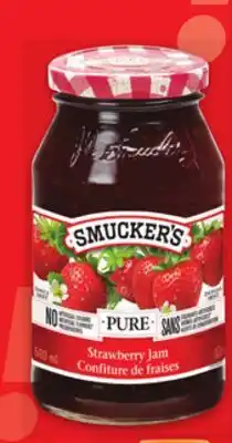 Metro KRAFT PEANUT BUTTER 725 G - 1 KG OR SMUCKERS JAM offer