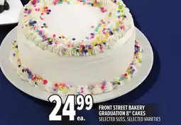 Metro FRONT STREET BAKERY GRADUATION 8˝ CAKES offer
