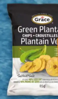 Metro GRACE PLANTAIN CHIPS, PEANUT PUNCH, COCONUT WATER OR SODA offer