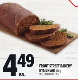 Metro FRONT STREET BAKERY RYE BREAD offer