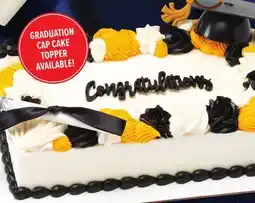 Metro FRONT STREET BAKERY GRADUATION 1/4 SLAB CAKES offer