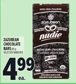 Metro ZAZUBEAN CHOCOLATE BARS offer