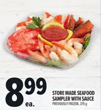 Metro STORE MADE SEAFOOD SAMPLER WITH SAUCE offer