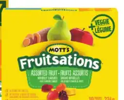Metro MOTT'S FRUITSATIONS FRUIT SNACKS offer