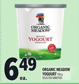Metro ORGANIC MEADOW YOGOURT offer